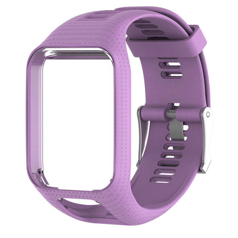 Repuesto de correa de muñeca de silicona para reloj GPS TomTom Runner 2 3 Spark 3: PL