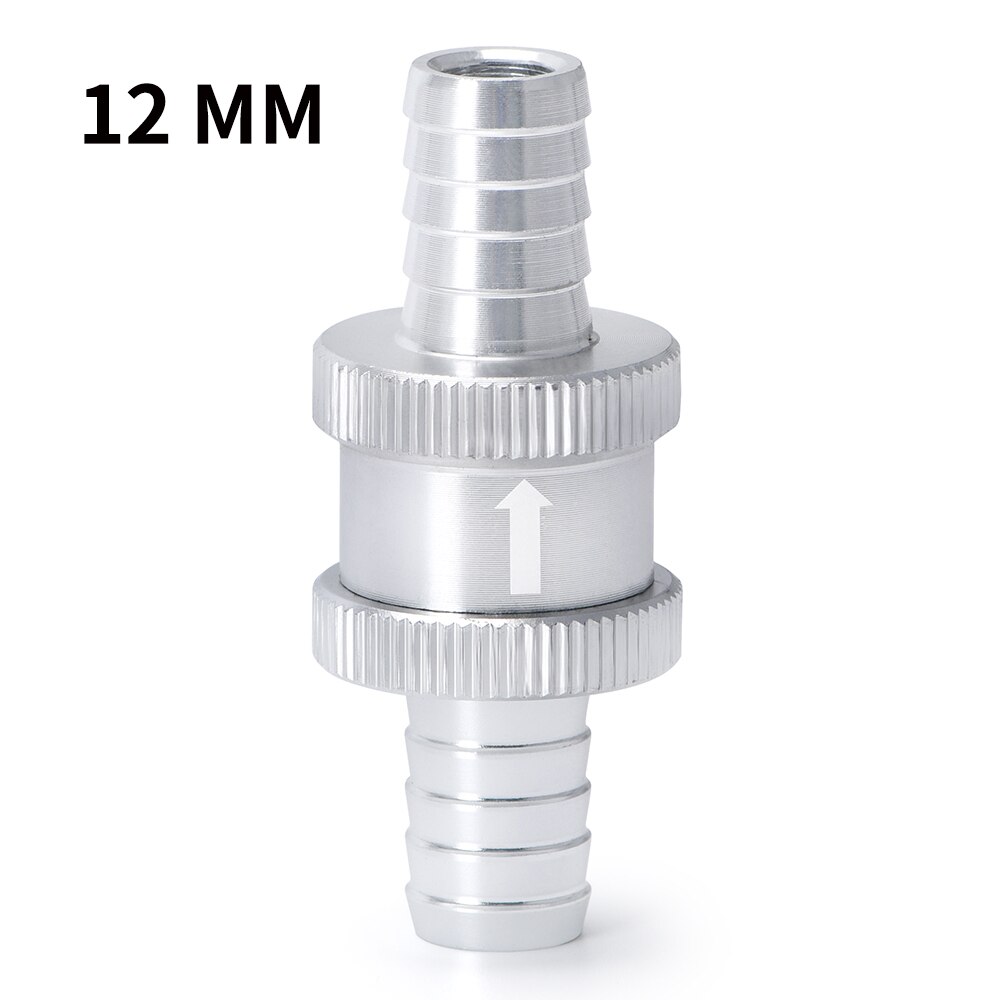6 rozmiar 4MM / 6MM / 8MM / 10MM / 12MM / 16MM bez powrotu w jedną stronę zawór zwrotny paliwa ze stopu aluminium benzyna diesel