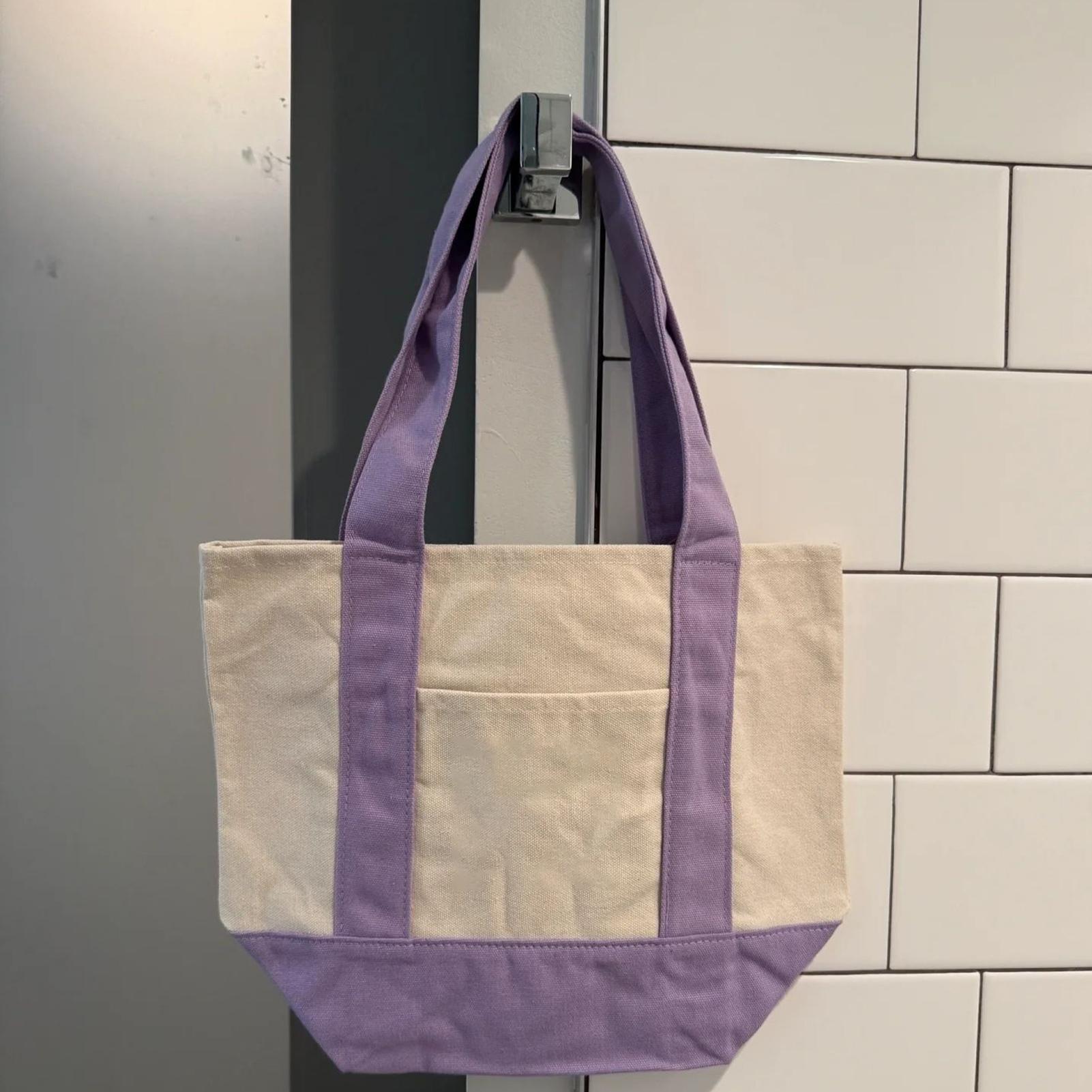 Tygväska i tyg, stora tygväskor, återanvändbara matväskor, trendig shoppingväska för camping, enkla axelväskor