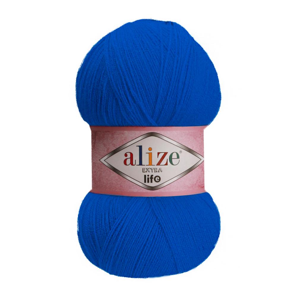 Alize extra Leben Handstrickgarn, 4 Knäuel, Badefaser, Füßlinge, Spitze, Decke – Fantasy zur Seite fahren – Hobby – Socken – Amigurumi – Baby DIY – Garn, 30 Farboptionen, Acryl: 932