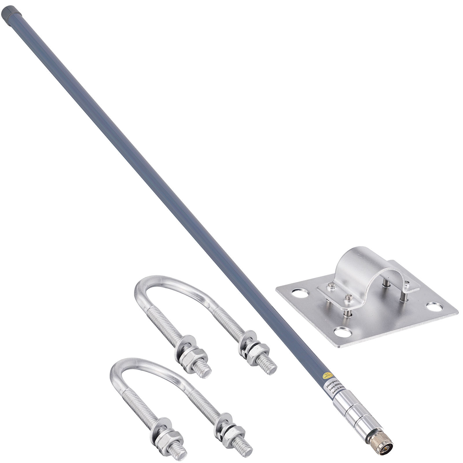 868MHz LoRa Antenna 5.8dBi Outdoor Fiberglass Aerial Omni-Directional Antenna FRP Antenna with N-type Male plug: WHITE