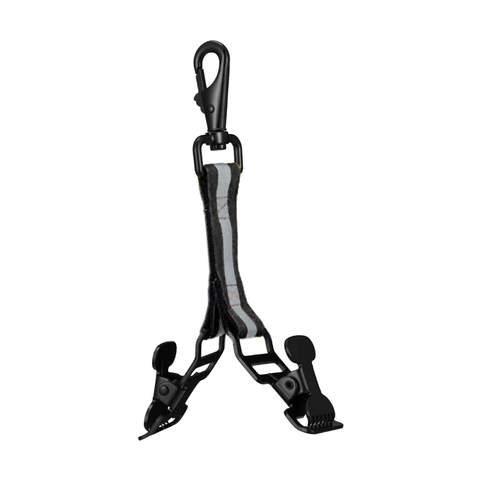 Glove Clips Firefighter Glove Strap Gloves Holder with 2 Clip for Hanging Gloves Tool Bags Glove Keeper Glove Clamp: PURPLE