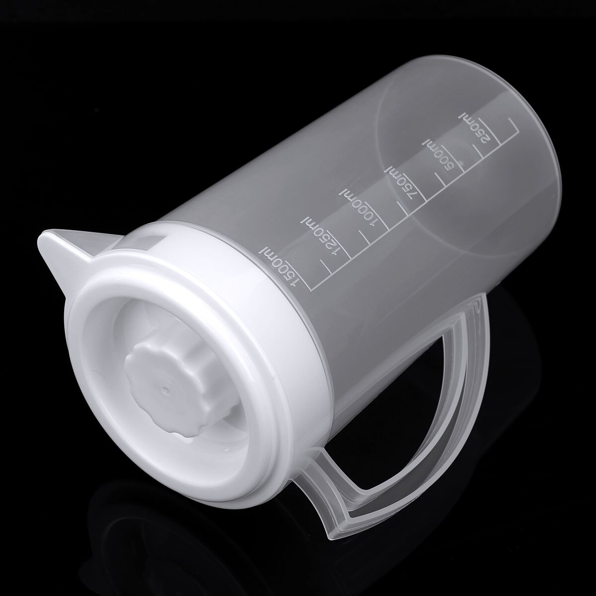 1500/2000ml Water Pitcher Plastic Measuring Jug with Lid Handle Cold Juice Bottle Leakproof Ice Coffee Tea Pot Storage Container