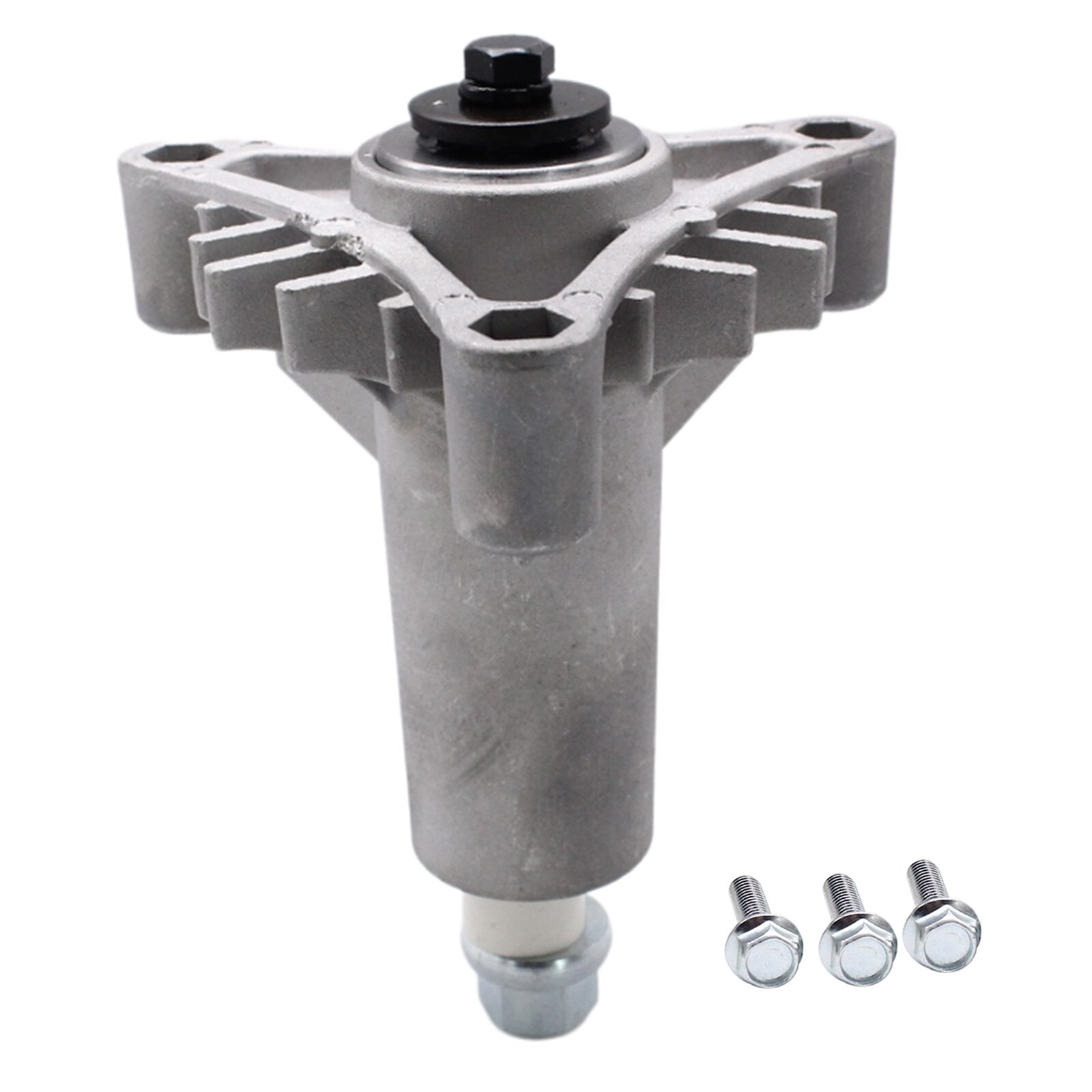 Heavy Duty Mower Deck Parts Replacement Spindle Mandrel for Craftsman with Mounting Holes and Bolts 130794 532130794