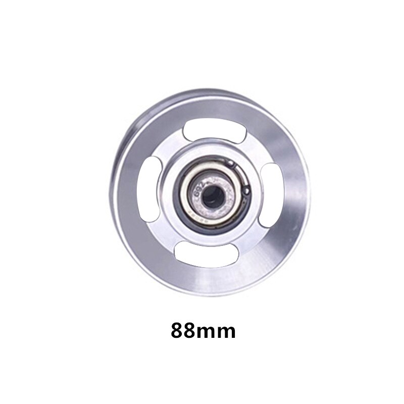 73-114MM Gym Cable Pulley Universal Aluminium Alloy Bearing Pulley Wheel for Home DIY Fitness Heavy Duty Workout Accessories: 88mm