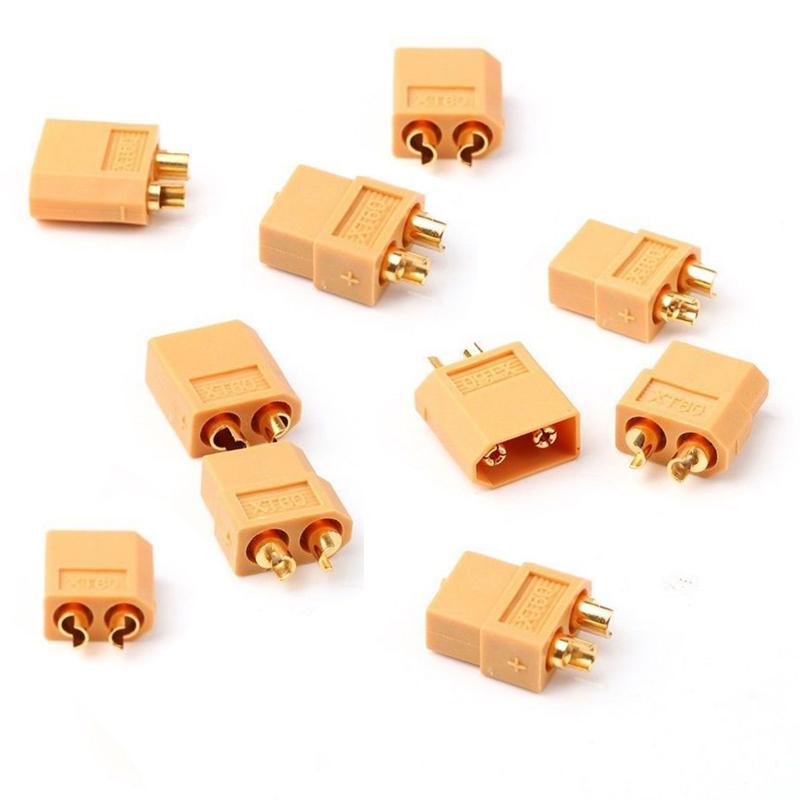 2x XT60 Bullet Connectors Plugs Male&Female For RC Lipo Battery KL1 Parts & Accs Remote Control Toys