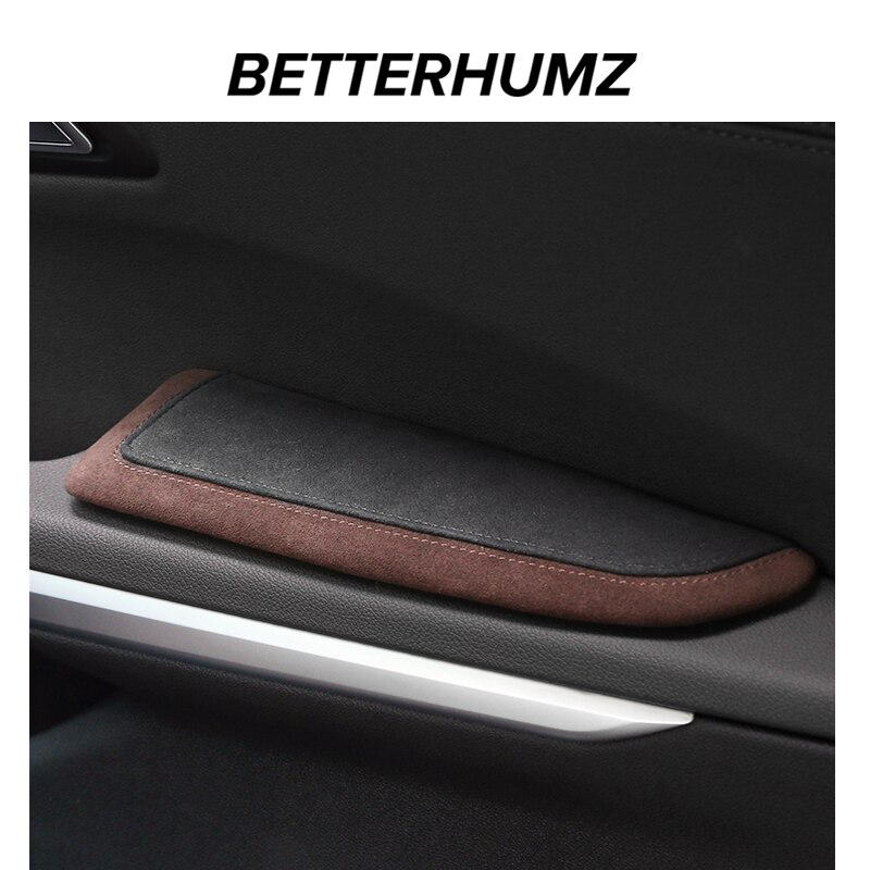 BETTERHUMZ-almohadilla de apoyo para Reposabrazos de coche, almohadilla de espuma de memoria suave, para BMW E46, E90, F20, F30, F32, F36, F10, G20, G30, X3, F25