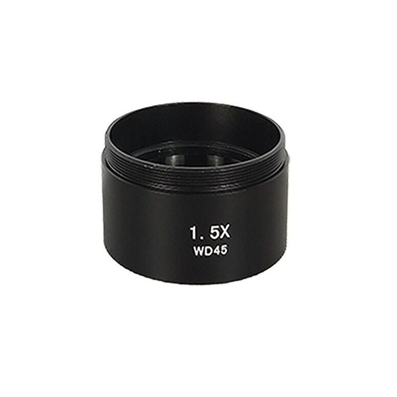 Efix-lente de cristal auxiliar Barlow 0.5X 2X 0.7X para industria, microscopio Digital de vídeo estéreo, cámara, objetivo, rosca de montaje: 1.5X