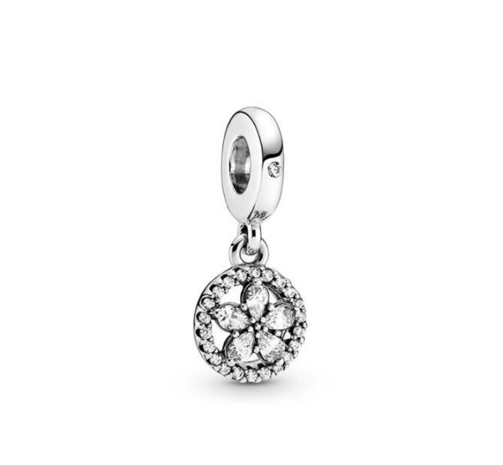 Winter 925 Sterling Silver Beads Stars and snowflakes Charm fit Original Pan Bracelet Christmas Jewelry: 5