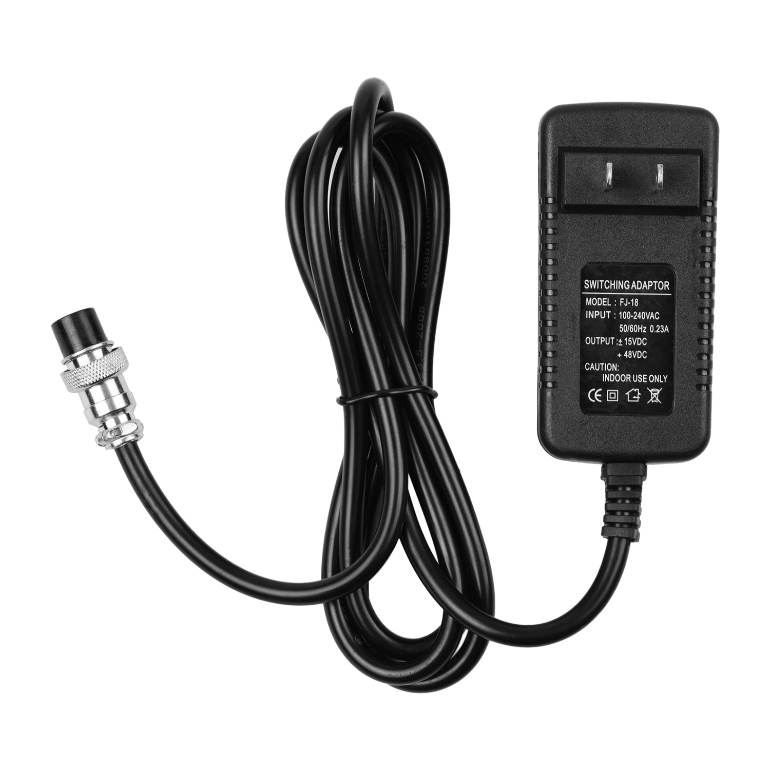 Mixing Console Mixer Voeding Ac Adapter 15V 230mA Universele 4-Pin Ronde Connector