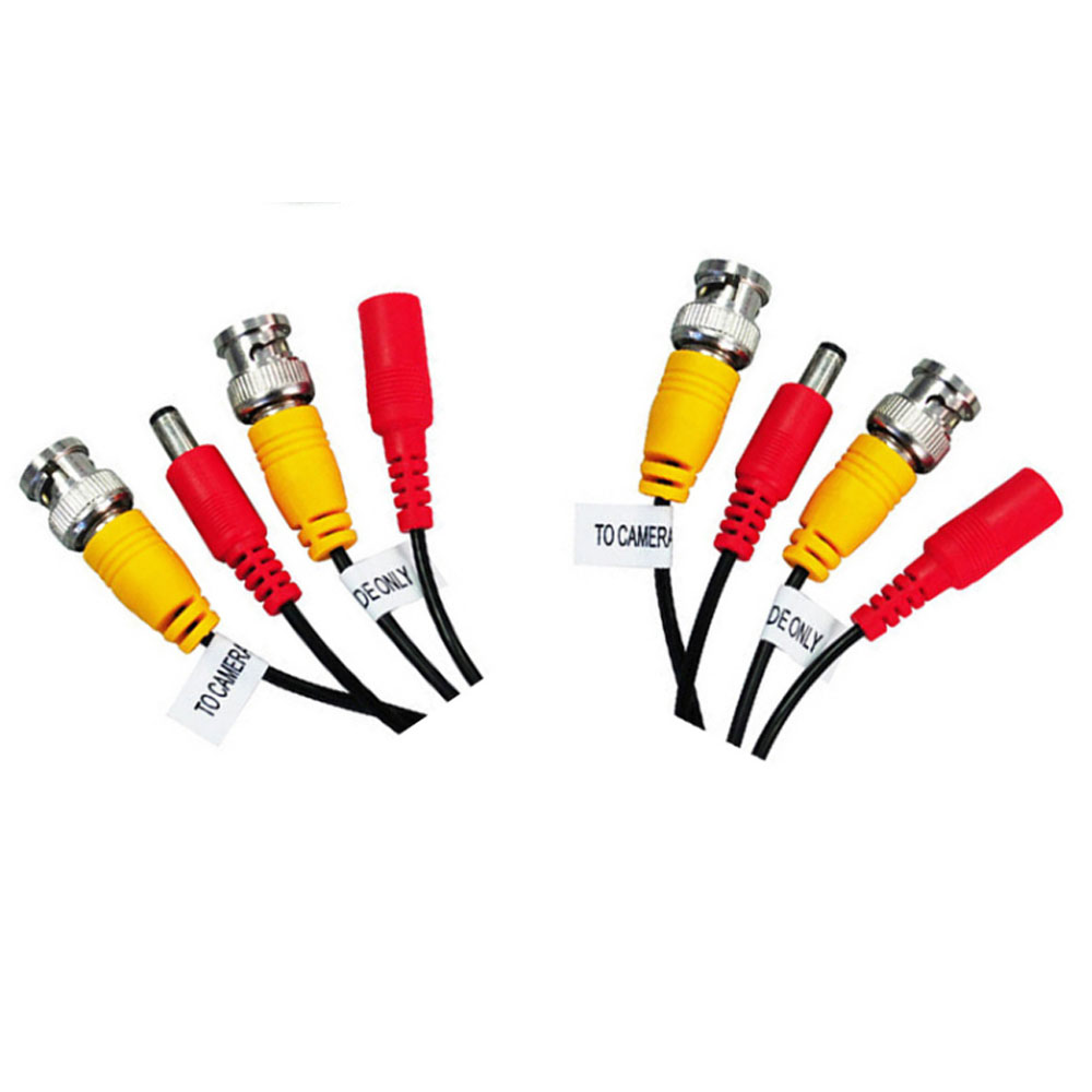 50m cctv cable Video Power Cable BNC + DC Connector for CCTV Security Cameras