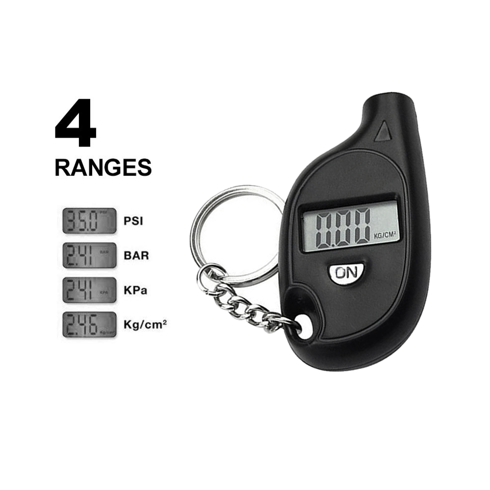 ABS Keychain tire pressure counter display Digital Auto Wheel tire display measurement pressure mini Wheel tire pressure gauge