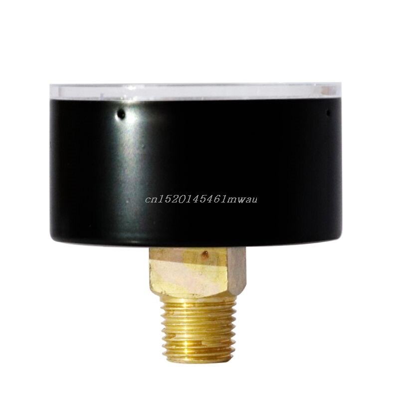 Manómetro de 52mm, Dial de 1/4 "BSPT Horizontal 0/15,30,60, 100.160.300 PSI y Bar