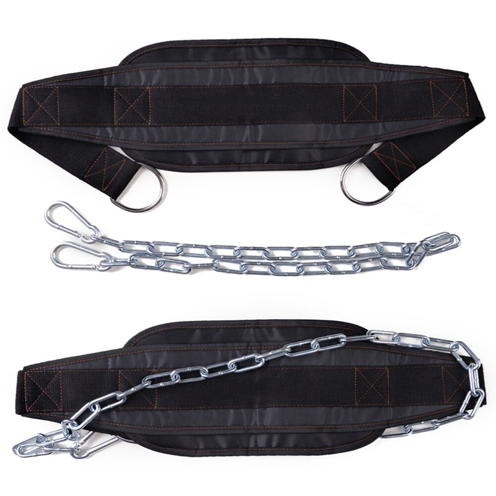 Fitness Gewicht Riem Met Verdikte Verbreed Keten Professionele Gym Pull-Up Barbell Gewichtheffen Bodybuilding Riem