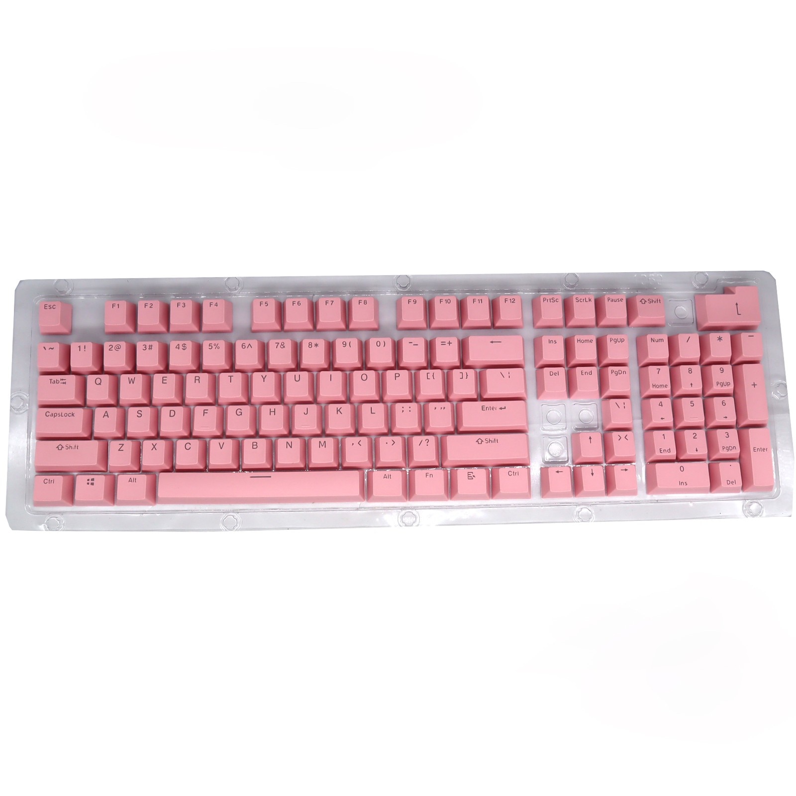 PBT 104 Keys Keycaps For Logitech K845 Multi-color Switch Keycap Replacement Translucent Keycaps Backlit Key Caps Stock
