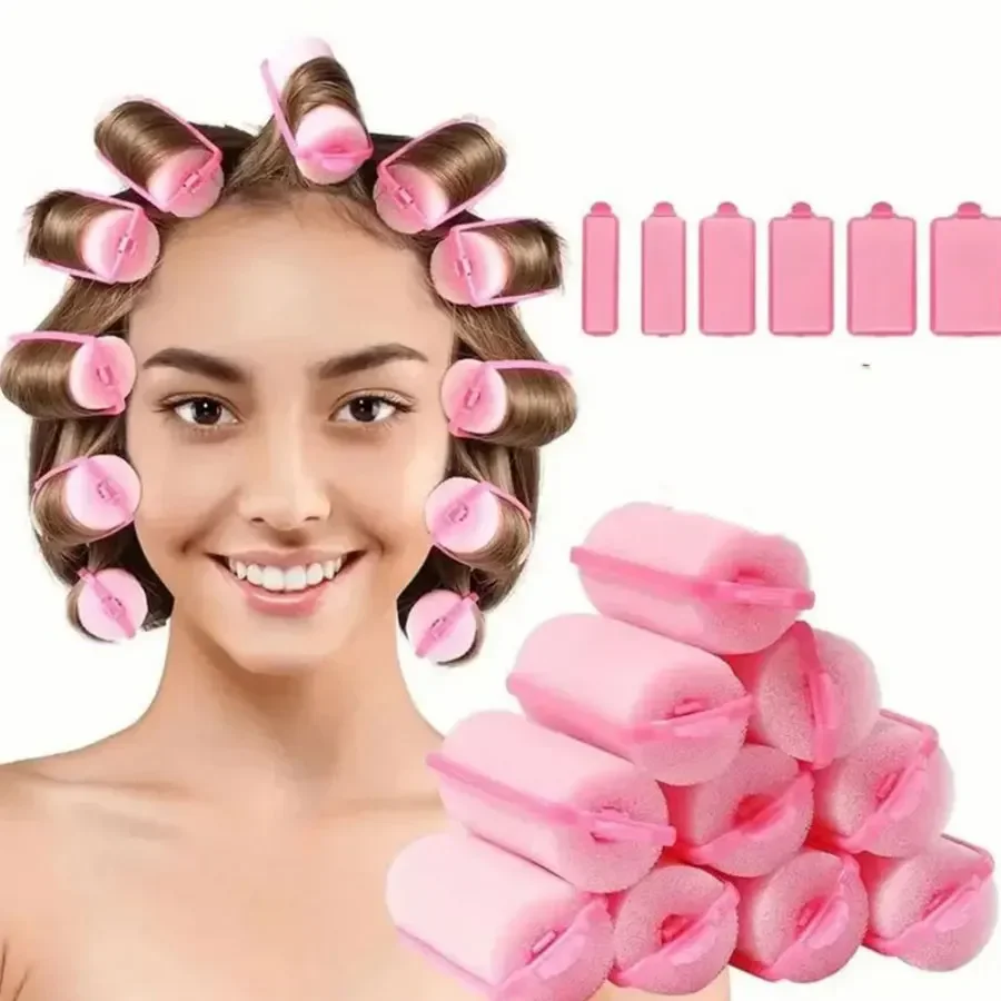 Lockenwickler aus Schaumstoff, Lockenwickler aus Schaumstoff zum Schlafen, Lockenwickler zum Stylen, Lockenwickler aus Schaumstoff