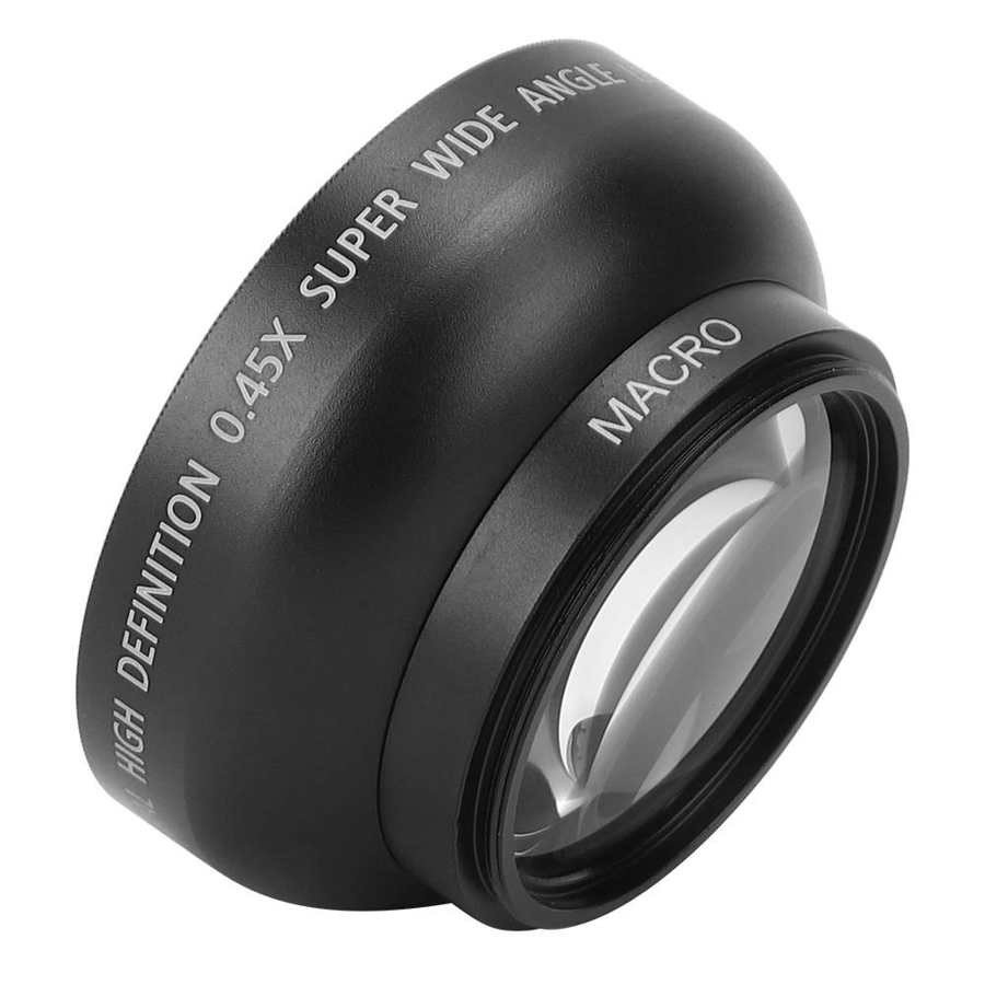 len parts camcorders JSR‑1156 Advanced 46MM 0 45X Wide Angle Macro Lens Fit for All 46MM Diameter Camera Lenses