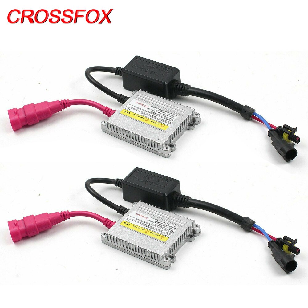 Crossfox 1X 2X 55W Dc Xenon Ballasten Ontsteking Unit Nlock H1 H4 H7 H11 H3 9005 9006 880 H13 Hid Ballast Voor Auto Koplamp Lamp
