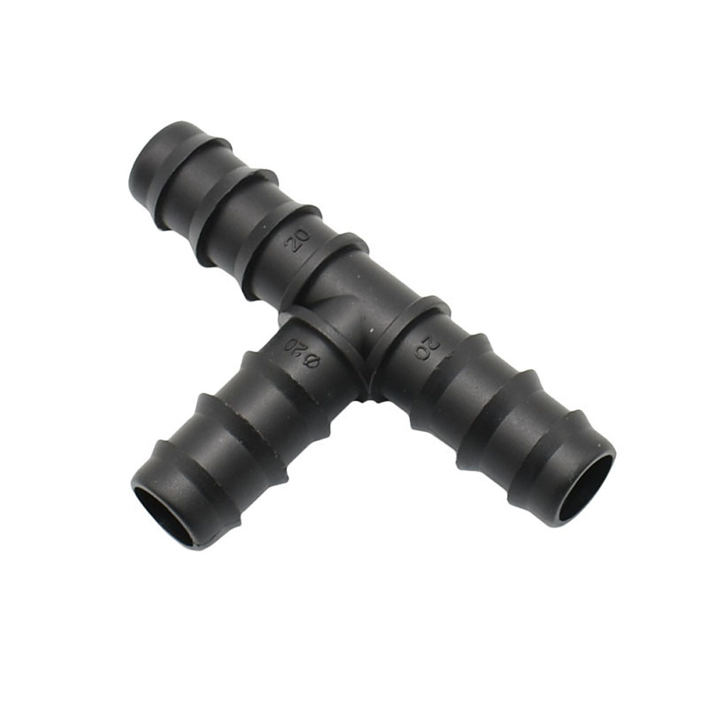 Garden Irrigation Tee 3/4 Water Splitter 20mm Garden Hose 3 Way Connector Tee Barbed Splitter Water Adapter 3Pcs