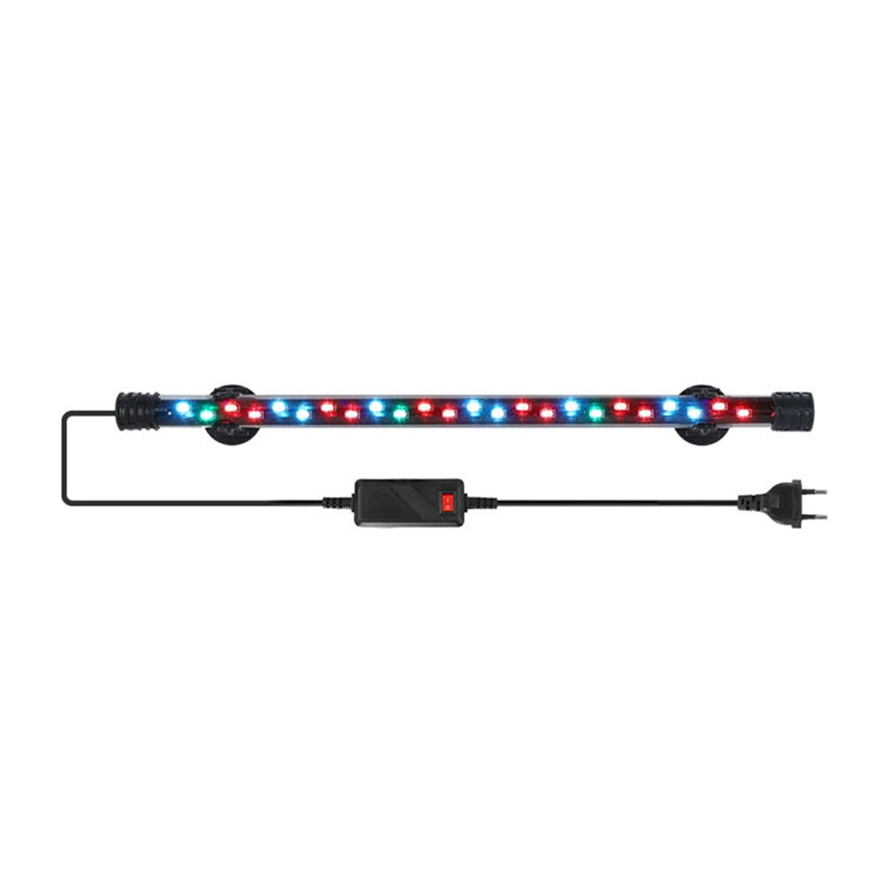 Dompelpompen Verlichting Aquarium Onderwater Verhelderende Waterdichte Hoge Helderheid Led Verlichting Landschapsarchitectuur Aquarium Lamp: EU Plug 8W 38cm