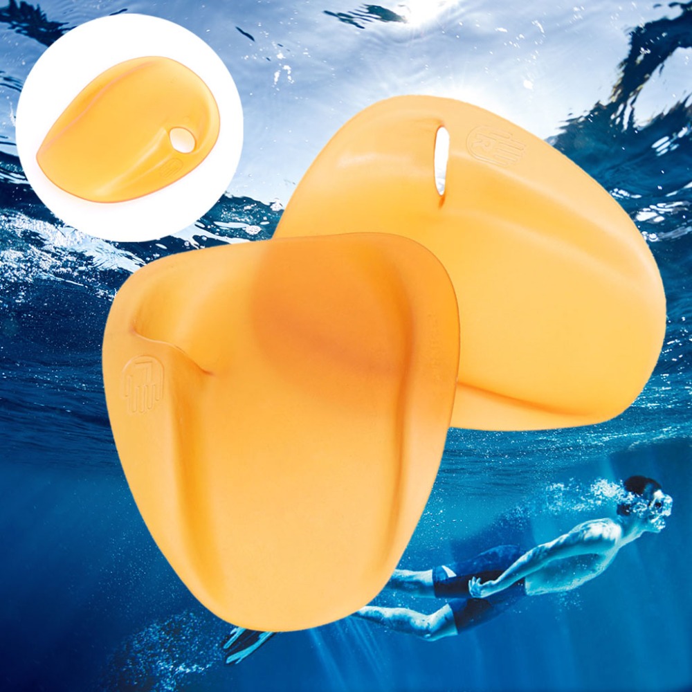 Men Women Training Swimming Paddles Adjustable Silicone Hand Webbed Swimming