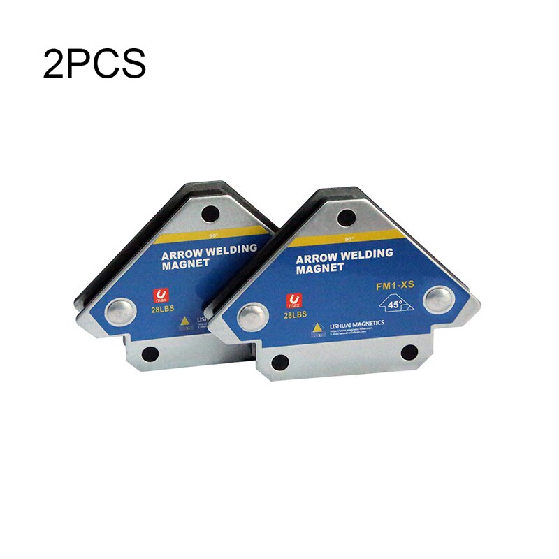 2/4Pcs/Set Welding Tool Multi-angle Solder Magnet Holder No Deformation Corrosion Resistance Arrow Clamp Welding Fixer: FM1-XS (2pcs)
