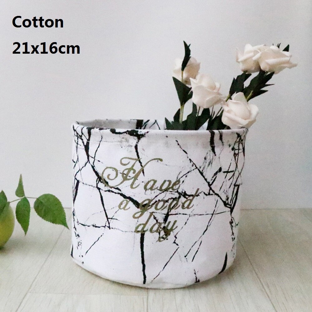Double tissu EVA vêtements sales panier à linge pliable panier à linge avec poignées carré bac de rangement seau pour la maison jouets 1 pièces: F Cotton 21x16cm