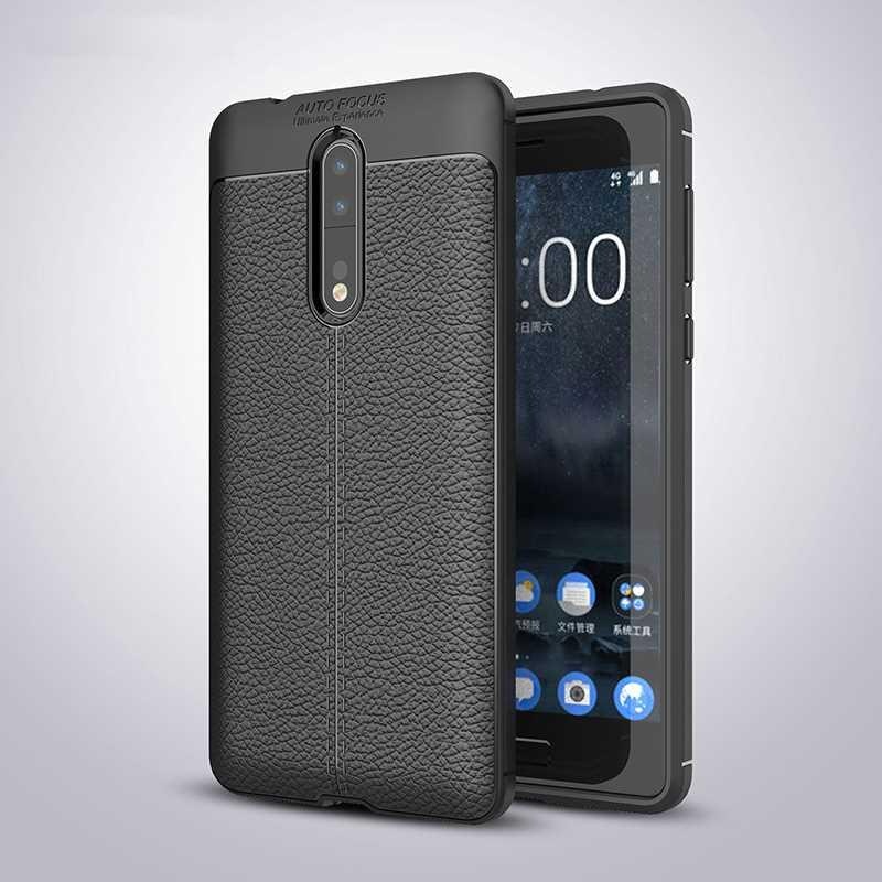 Mokoemi Lichee Patroon Shock Proof Soft 5.2 "Voor Nokia 5 Case Voor Nokia 5 Telefoon Case Cover
