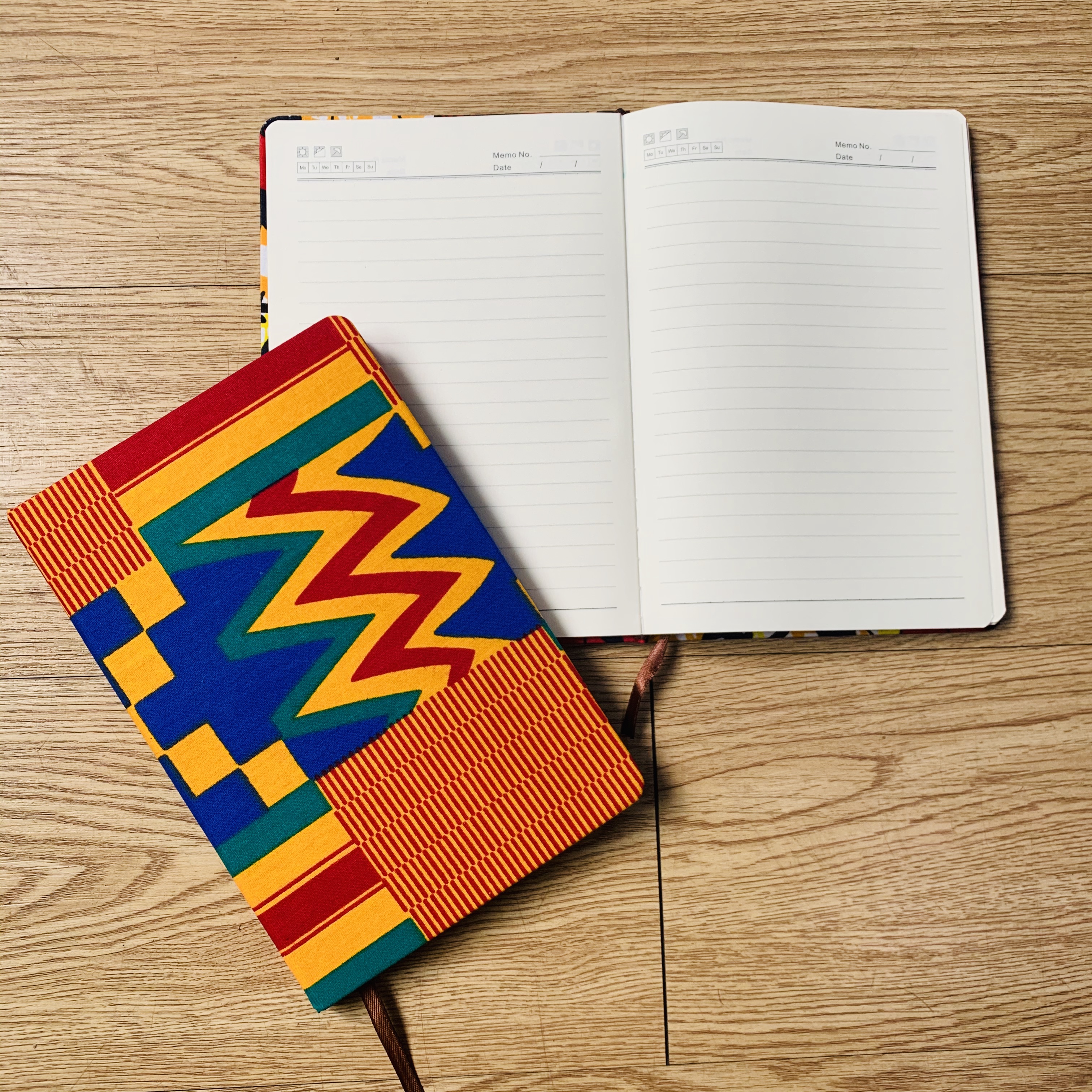 ankara Notebook A5 School Office Hard Cover Yearly Monthly Planning Papers Journal Notebook Daily Mem african accessories