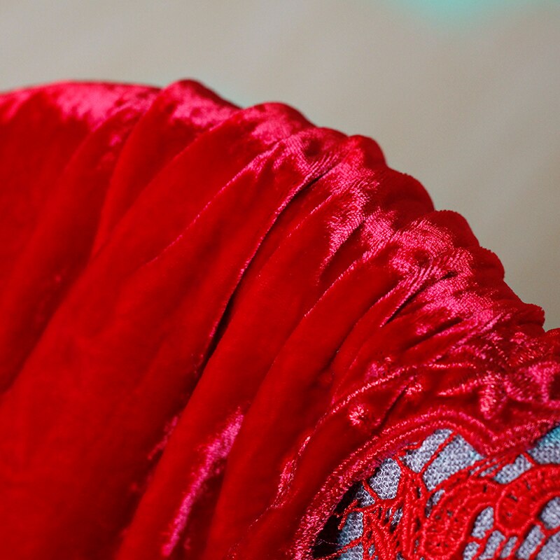 Le tissu percé broder velours soie vêtement matériaux printemps robe bricolage vêtements tissus