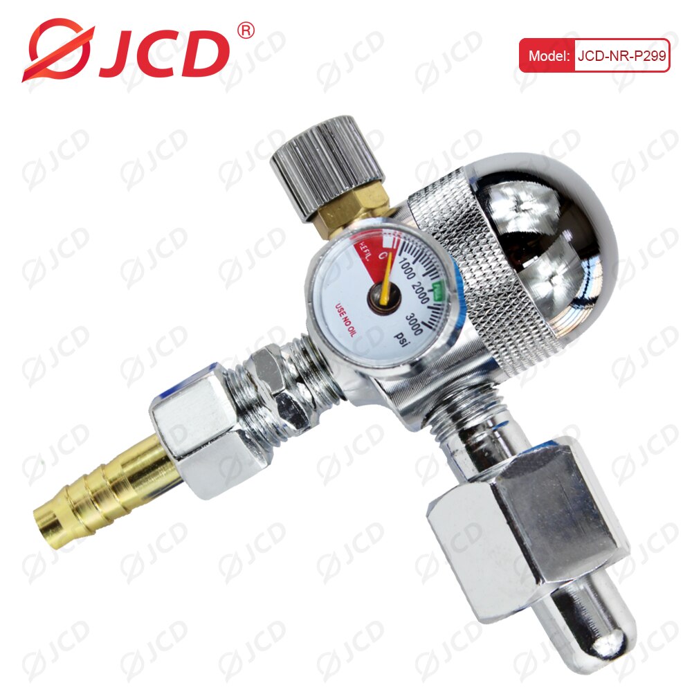 JCD G5/8" 0-25Mpa Nitrogen Mig Tig Flow Meter Gas Regulator Flowmeter Welding Weld Gauge Nitrogen Regulator Pressure Reducer
