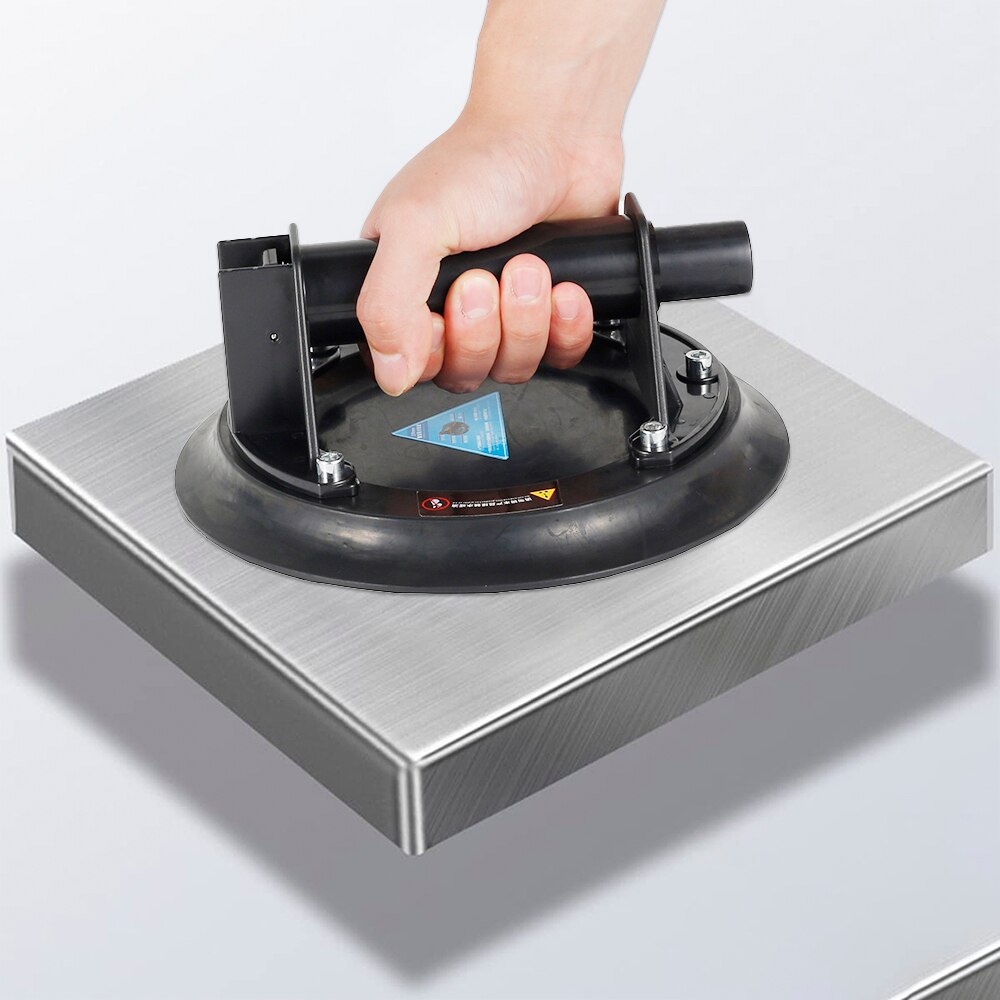Vacuum Suction Cup Lifter 220kg Load Capacity Heavy Duty Handheld Vacuum Glass Lifter For Granite Tile Glass Manual Lifting