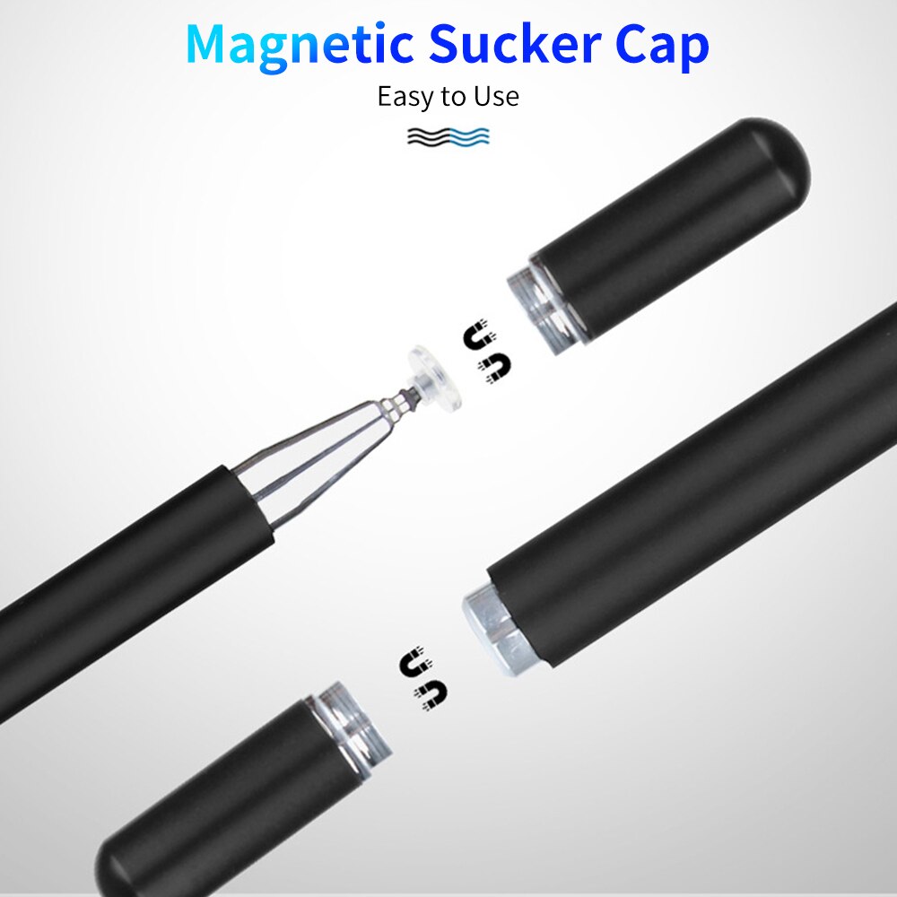 Penna ritning surfplatta pennor kapacitiv skärm pekpenna för ipad för android smartphone målning skriva magnetisk penna lock penna