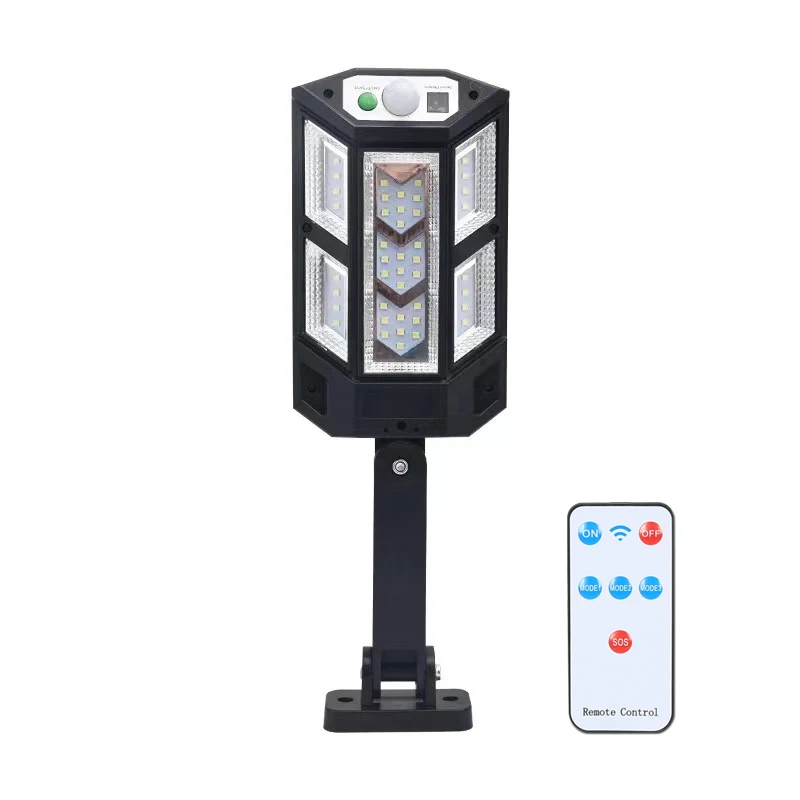 Nieuwste led-lampen op zonne-energie , 9900lm buitenlampen op zonne-energie met bewegingssensor, 4 standen, waterdicht ,  ip65 tuinlampen op zonne-energie voor op straat of in de tuin.