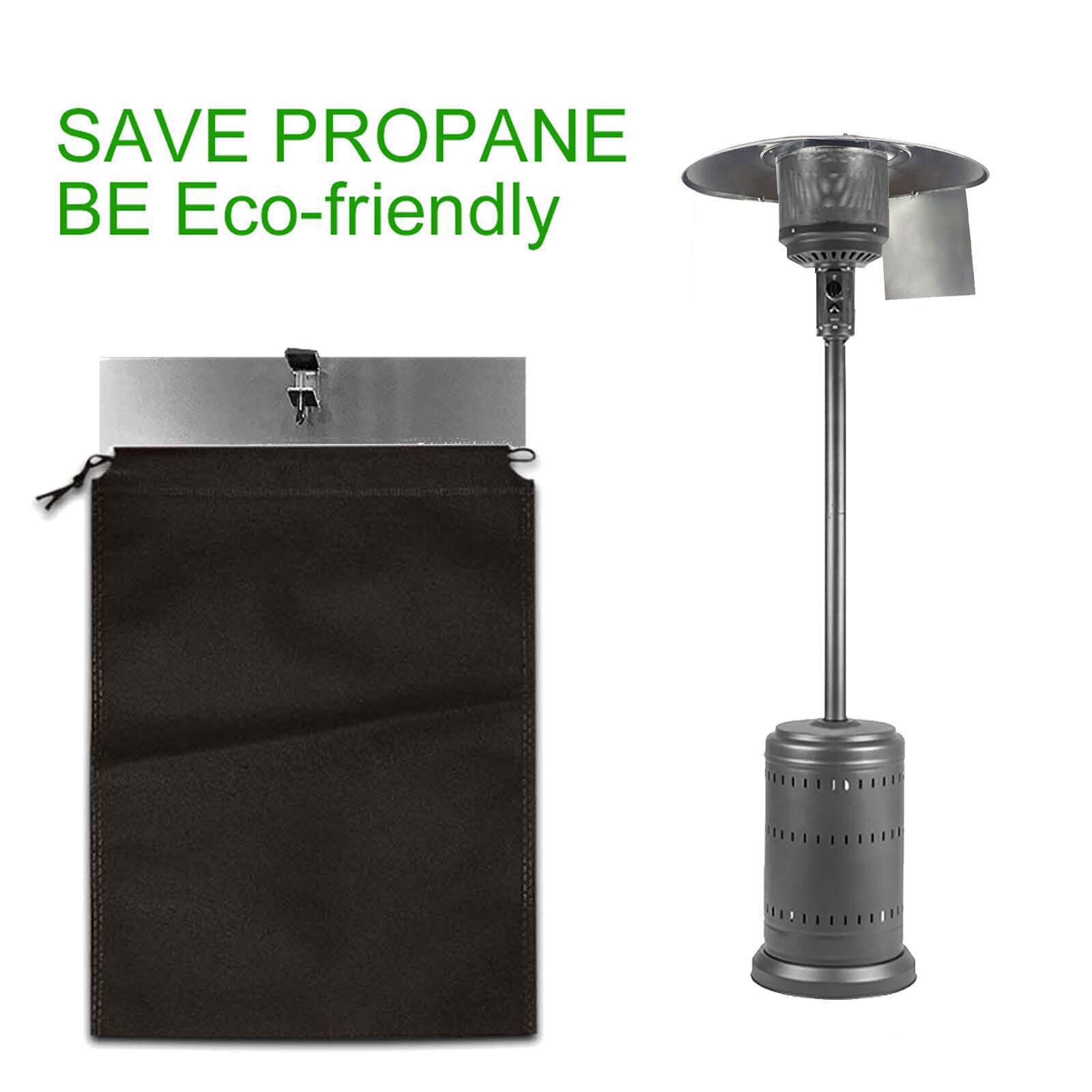 Outdoor Patio Kachels Warmte Focus Reflector Van Propaan Terras Kachel En Opbergtas Voor Opslag Handig Verwarming Familie Dinne