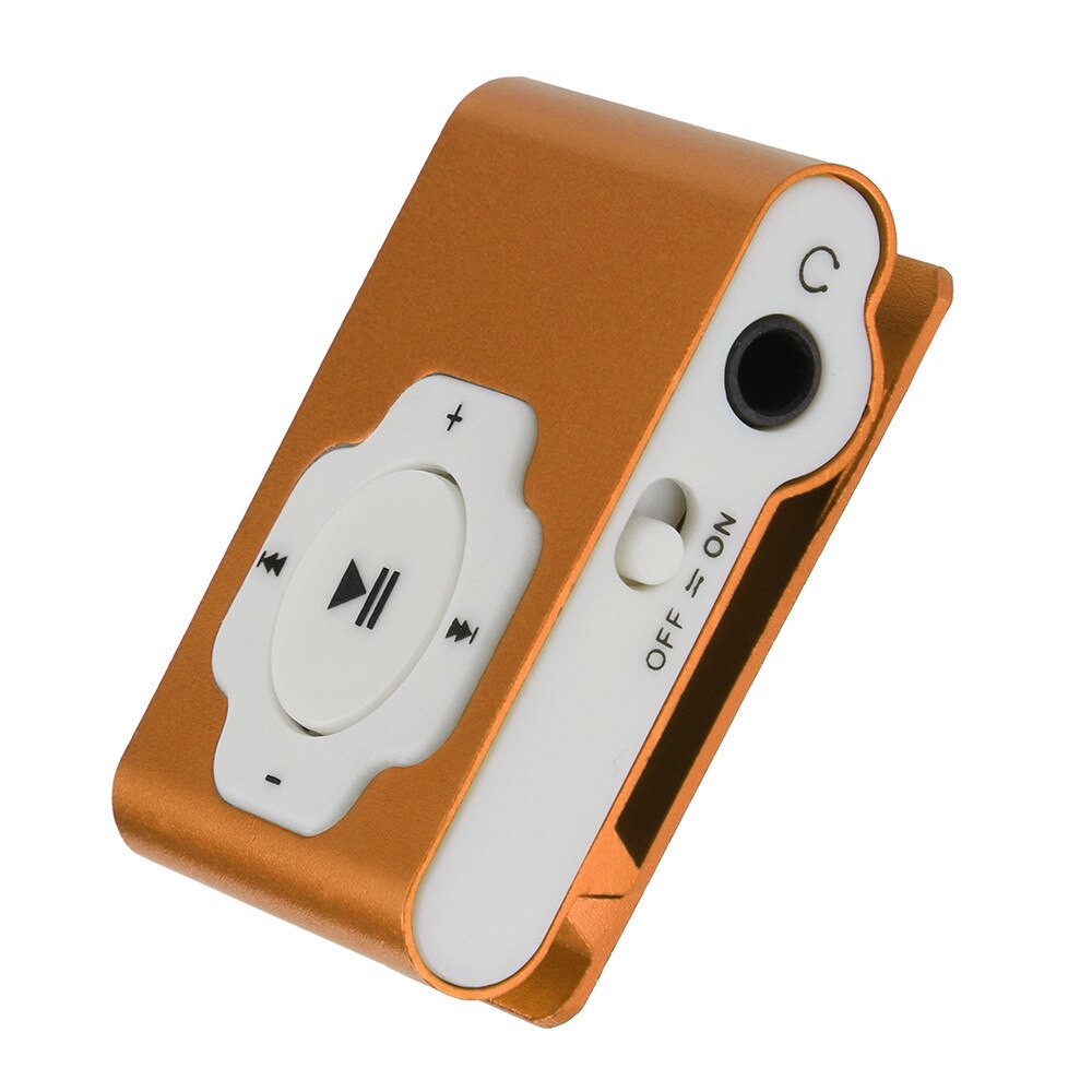 Spedizione gratuita CARPRIE mini lettore Mp3 Usb portatile supporto micro Sd Tf carta 32gb sport musica media mp3 caratteristiche Radio fm usb: arancia 