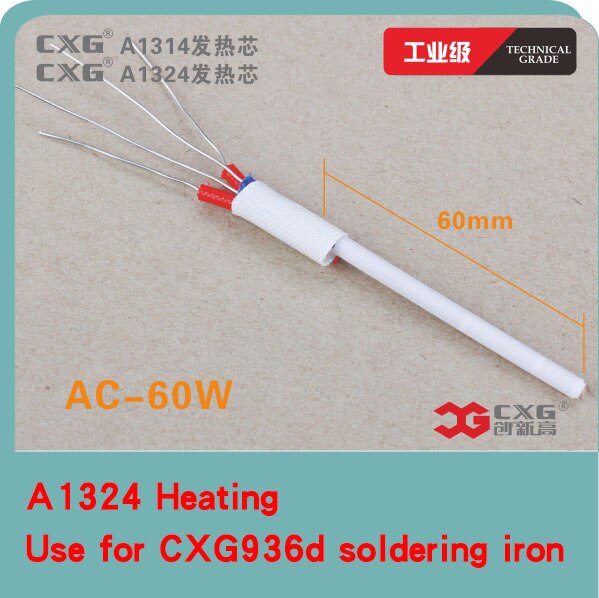 A-BF CXG 90W Heating Element A1329 Heater Thermostatic Electric Soldering Iron For DS90T DS90S GS90D: A1324-60w