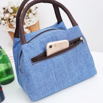 Lunch Box Portable Functional Pattern Cooler Portable Insulated Canvas Lunch Bag Thermal Food Picnic Lunch Bags For Women Kids