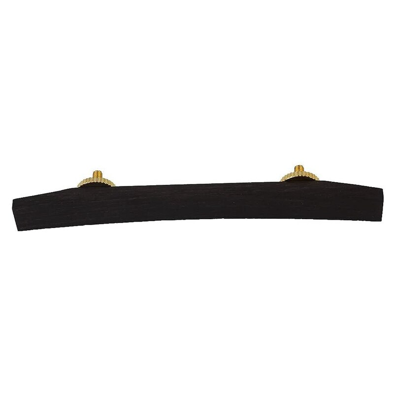 Ajustable de ébano Base de oro Hardware puente flotante para guitarra Jazz Archtop espaÃ a