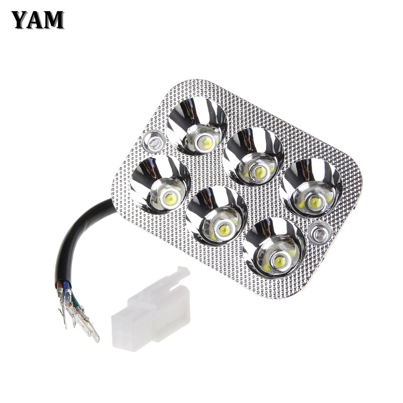 YAM DC 12-85V Motorfiets LED Koplamp Ver Dichtbij Licht Elektrische Auto Ingebouwde Spotlight Universal voor Motorfiets Auto licht