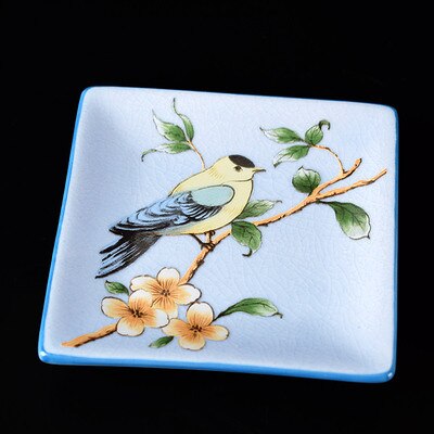 Keramiek &amp; Porselein Zeepbakjes/Lade Douche Case Hotel Huishoudelijke Container Opbergdoos Vierkante Vorm Bad Accessoires Clean Tool: Style 10