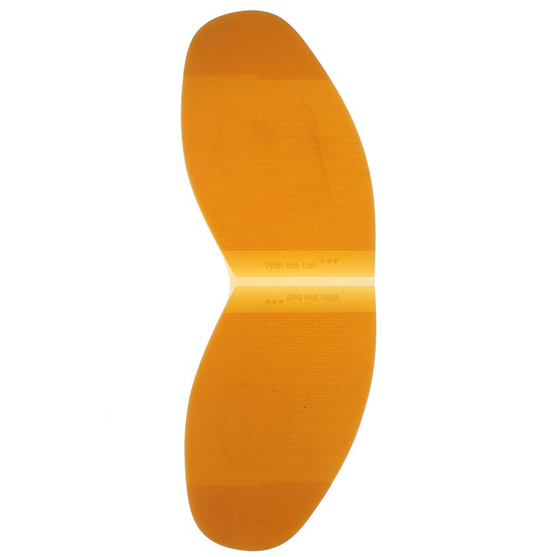 1 Paar Man Vrouwen Diy Stick-Up Schoen Protector Voorvoet Pad Anti-Slip Slijtvast Rubber Schoenen Reparatie zool Buitenzolen Voor Schoenen: Geel