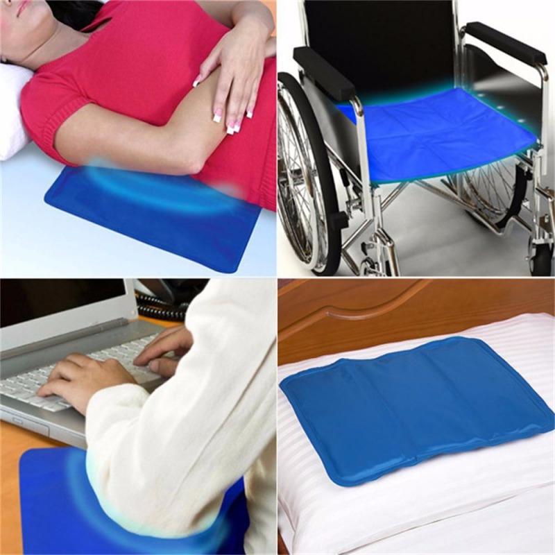 Sommer ispude massager terapi sovehjælp indsats chillow måtte muskel aflastning kølende gel pude  h99f