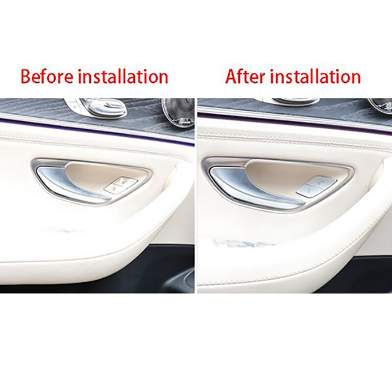 Interruptor para puerta de coche, botones de desbloqueo, cubierta de decoración embellecedora, para Benz W205 W213 X253 C E Class GLC (copiloto)