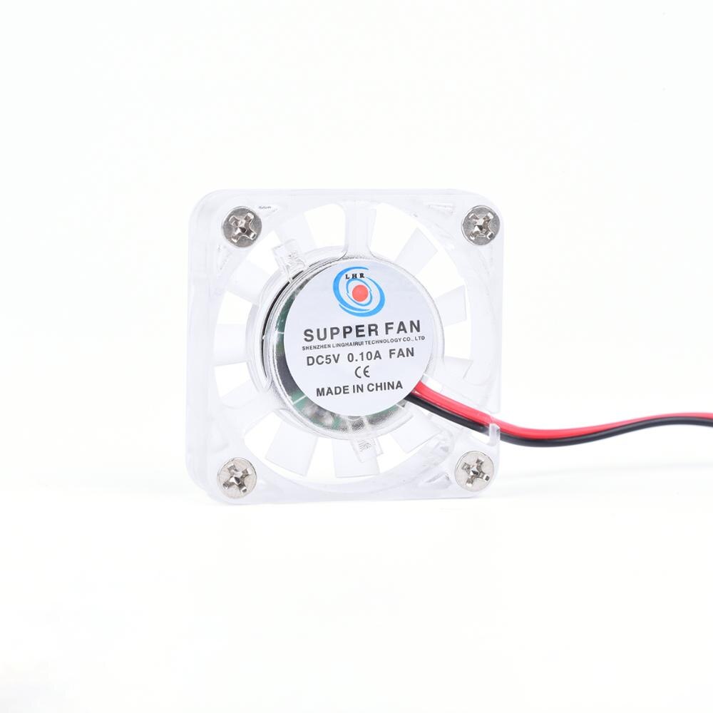 Ventilador de refrigeración Raspberry Pi DC 5V 0.2A 40*40mm ventilador con tornillos para Raspberry Pi 4B