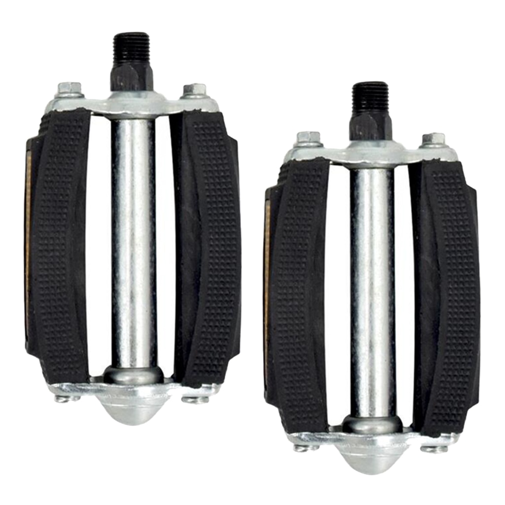 Anti-Slip Bicycle Pedal Rubber Block Pedals Vintage Retro Style Mountain Road Bike Flat Pedal Cycling Pedals Cycling Parts