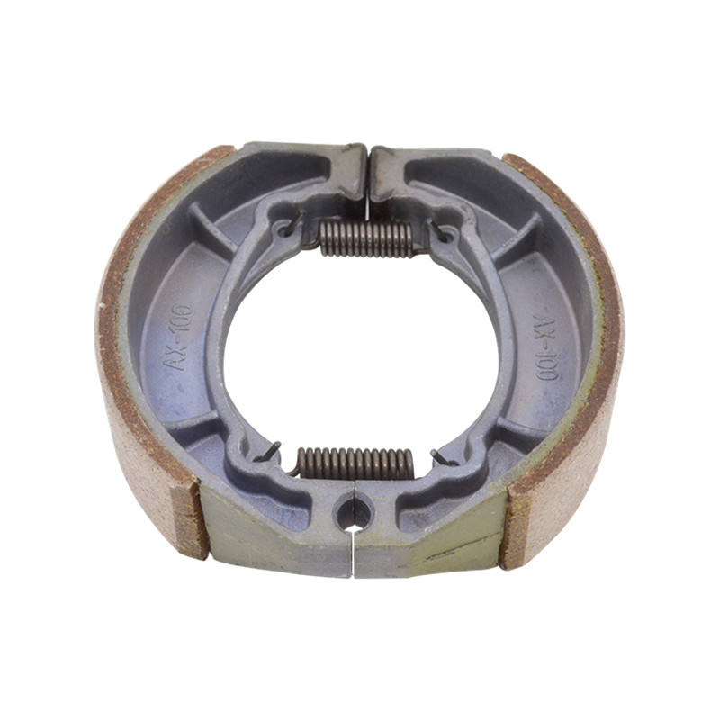 Juego de zapatas de freno de rueda trasera de motocicleta para Qingqi Suzuki QS110 AX100 QS 110 AX 100 repuesto de freno