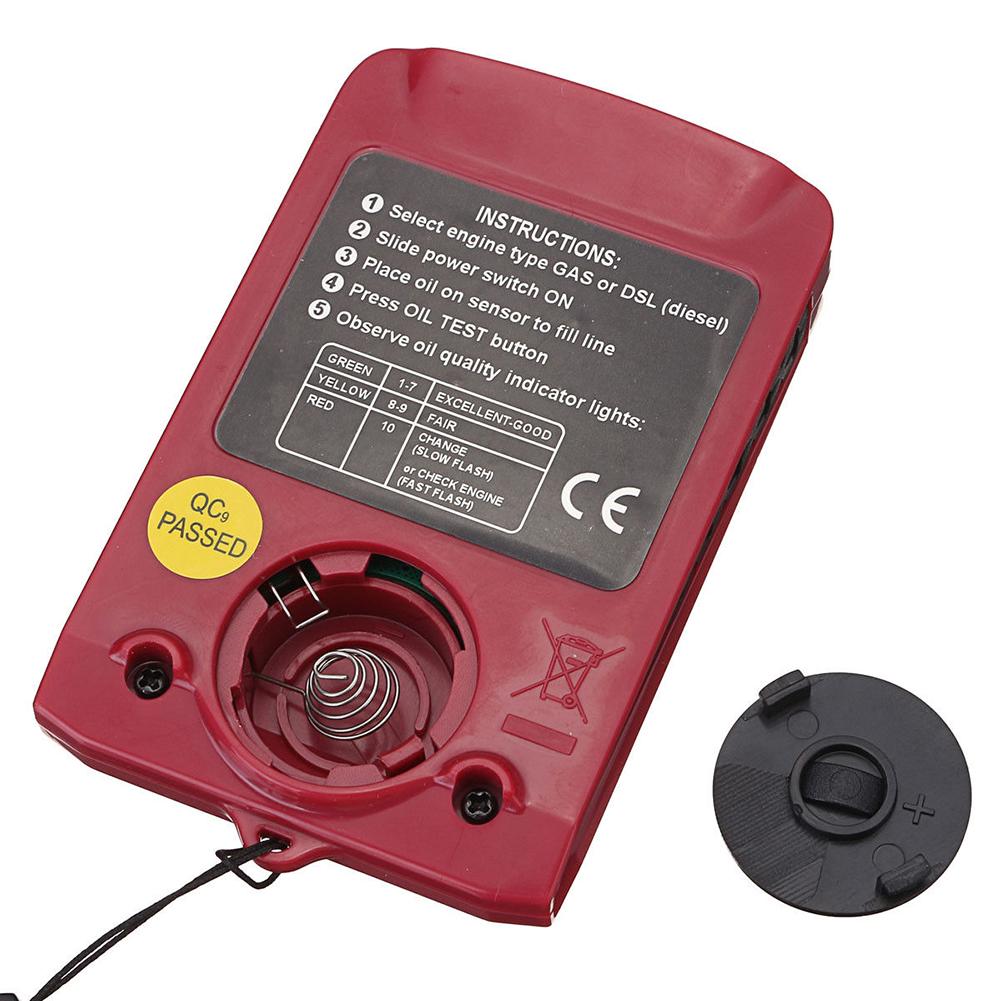 12V Universal Digital engine oil test Tester, Diesel Oil Detector, Lubricating Oil Analyzer, Built-in Calibration, LED