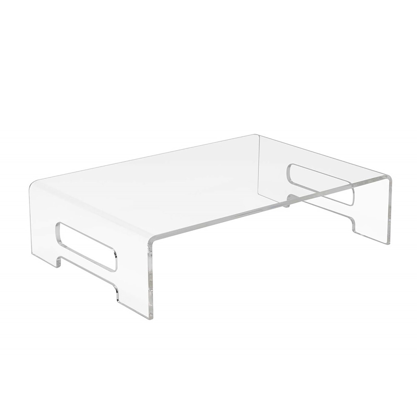 Multi-Function Base Holder Desktop Acrylic Monitor Stand Computer Screen Riser Clear Laptop Stand