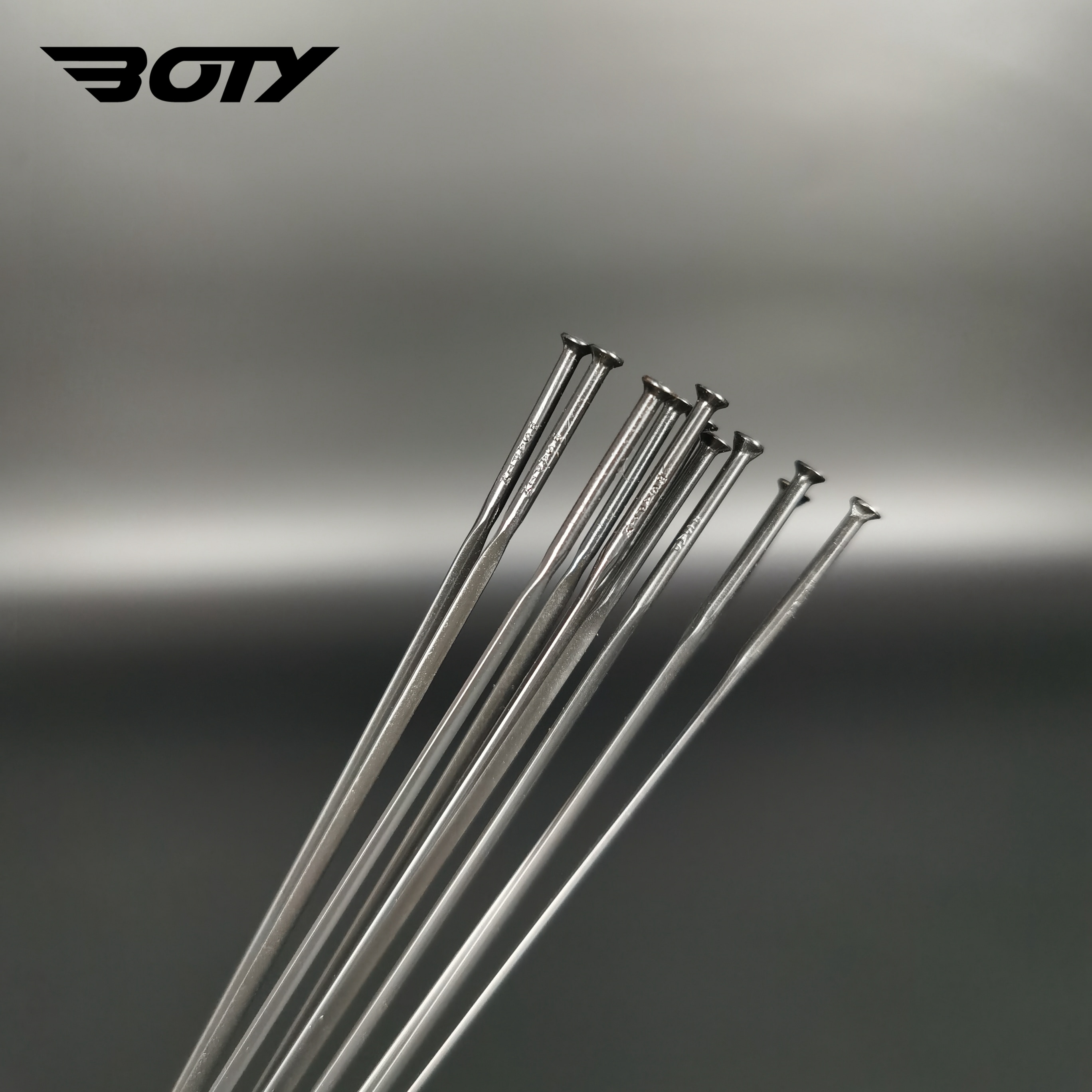 12pcs/lot Sapim CX-Ray Spokes, BLACK Color, Bladed Aero Spokes, 230-310mm with Aluminium Nipples